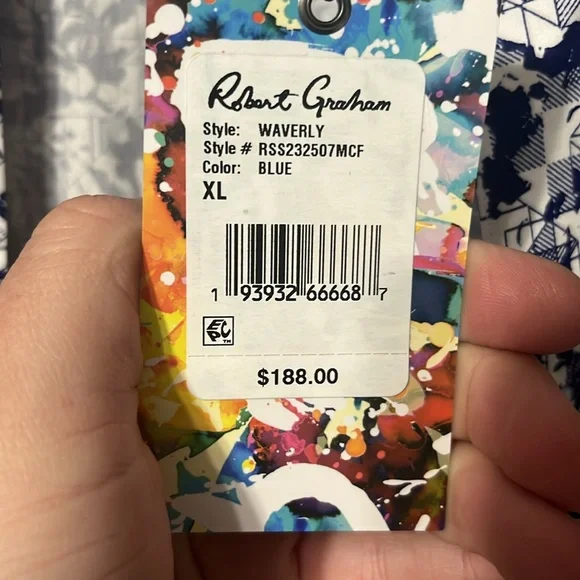 Robert Graham Short Sleeve Button Down - Picture 2 of 5